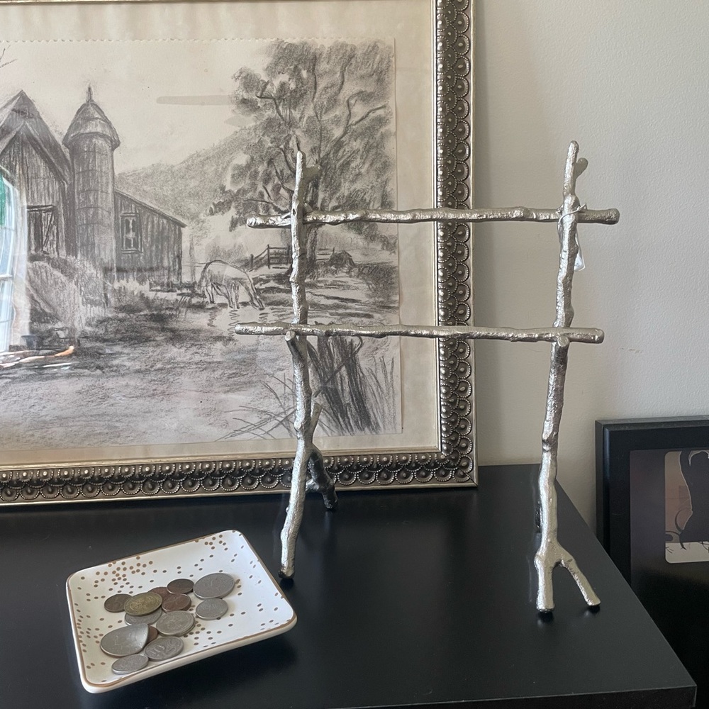 Pier1 Imports Silver Branch Jewelry Stand